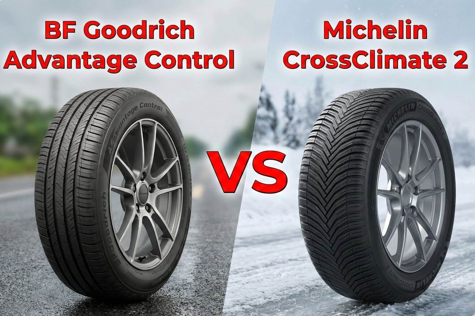 BF Goodrich Advantage Control vs Michelin CrossClimate 2